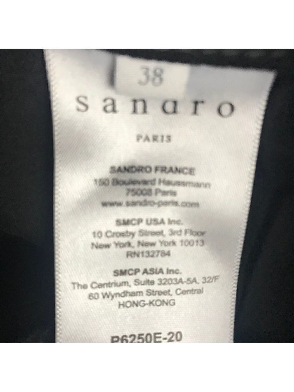 Sandro Paris Tori Flared Lace Inset High Rise Raw Hem Jeans Size 38 (M /6-8) - Picture 9 of 10